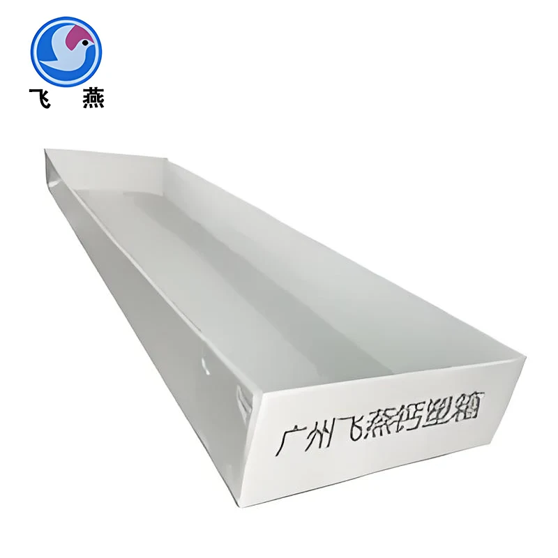 Caja de transporte de plástico de calcio para piezas de hardware