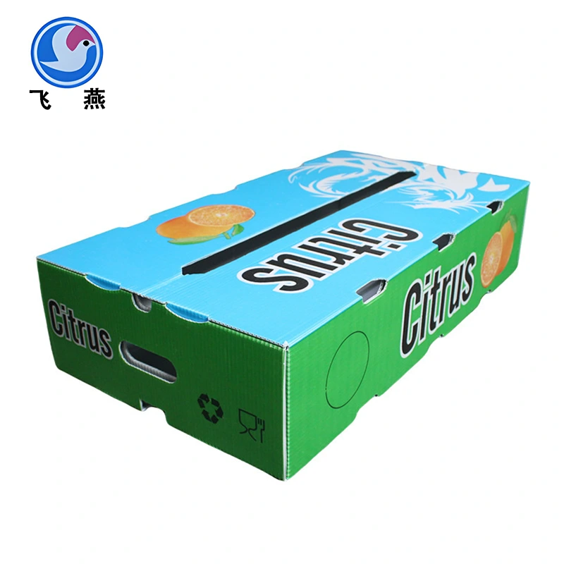 Caja de rotación de plástico de calcio naranja