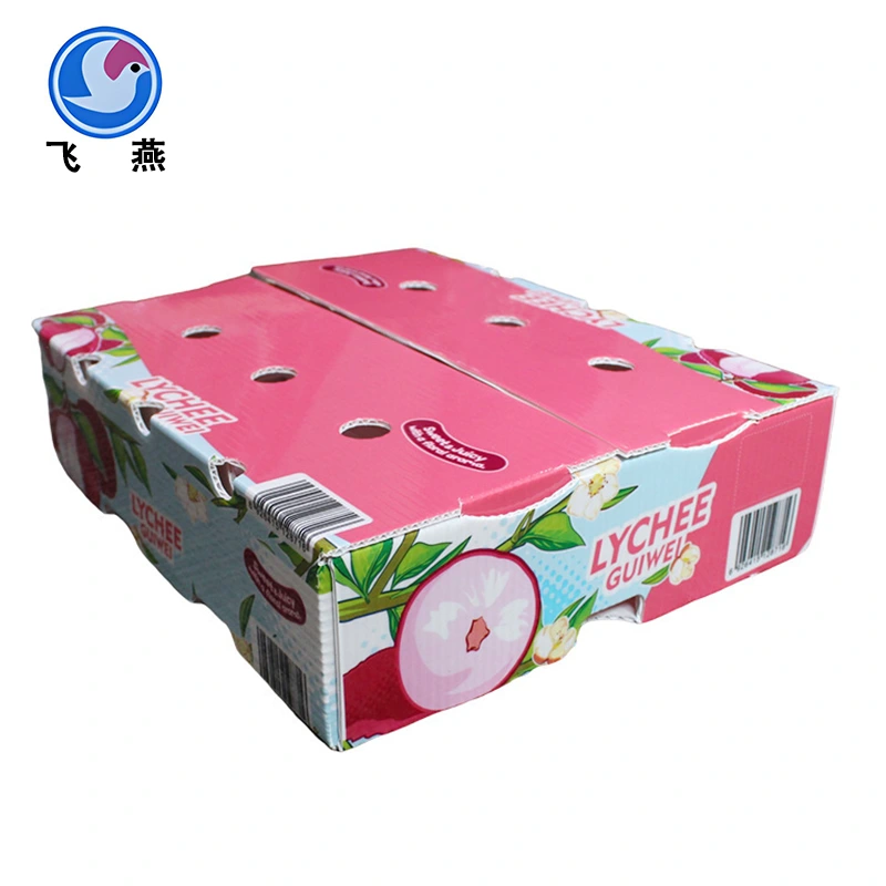 Caja de empaque de uva de rosa solar
