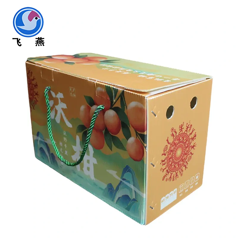 Caja de embalaje de mandarina